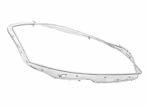 СТЕКЛО ФАРЫ ПРАВОЕ MERCEDES-BENZ S-CLASS W221 09-13