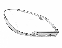 СТЕКЛО ФАРЫ ПРАВОЕ OPEL MOKKA 12-16