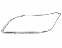 СТЕКЛО ФАРЫ ЛЕВОЕ LIFAN X60 11-16