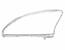 СТЕКЛО ФАРЫ ЛЕВОЕ LEXUS RX 04-09