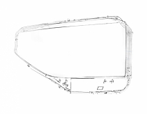 СТЕКЛО ФАРЫ ПРАВОЕ TOYOTA TUNDRA 13-21 LED
