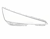 СТЕКЛО ФАРЫ ПРАВОЕ HYUNDAI ELANTRA 19-20