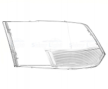 СТЕКЛО ФАРЫ ПРАВОЕ DODGE RAM 08-12