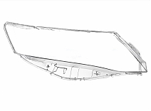 СТЕКЛО ФАРЫ ПРАВОЕ TOYOTA ALLION T260 07-10