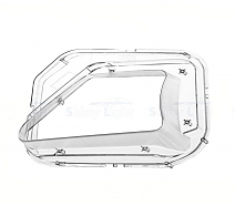 СТЕКЛО ФАРЫ ЛЕВОЕ CHANGAN UNI-T 20+