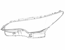 СТЕКЛО ФАРЫ ЛЕВОЕ TOYOTA FORTUNER 15-20
