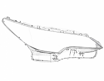 СТЕКЛО ФАРЫ ПРАВОЕ TOYOTA FORTUNER 15-20
