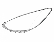 СТЕКЛО ФАРЫ ЛЕВОЕ MAZDA 2 DE 07-14