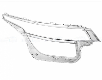 СТЕКЛО ФАРЫ ПРАВОЕ KIA KX3 19-22