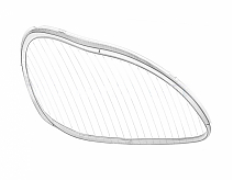 СТЕКЛО ФАРЫ ПРАВОЕ MERCEDES-BENZ S-CLASS W220 98-05