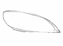 СТЕКЛО ФАРЫ ПРАВОЕ VOLVO V40 CROSS COUNTRY 12-16