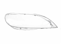 СТЕКЛО ФАРЫ ПРАВОЕ VOLVO V40 CROSS COUNTRY 16-19