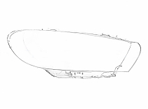 СТЕКЛО ФАРЫ ПРАВОЕ VW SCIROCCO 08-17