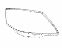 СТЕКЛО ФАРЫ ПРАВОЕ TOYOTA ALPHARD 05-08